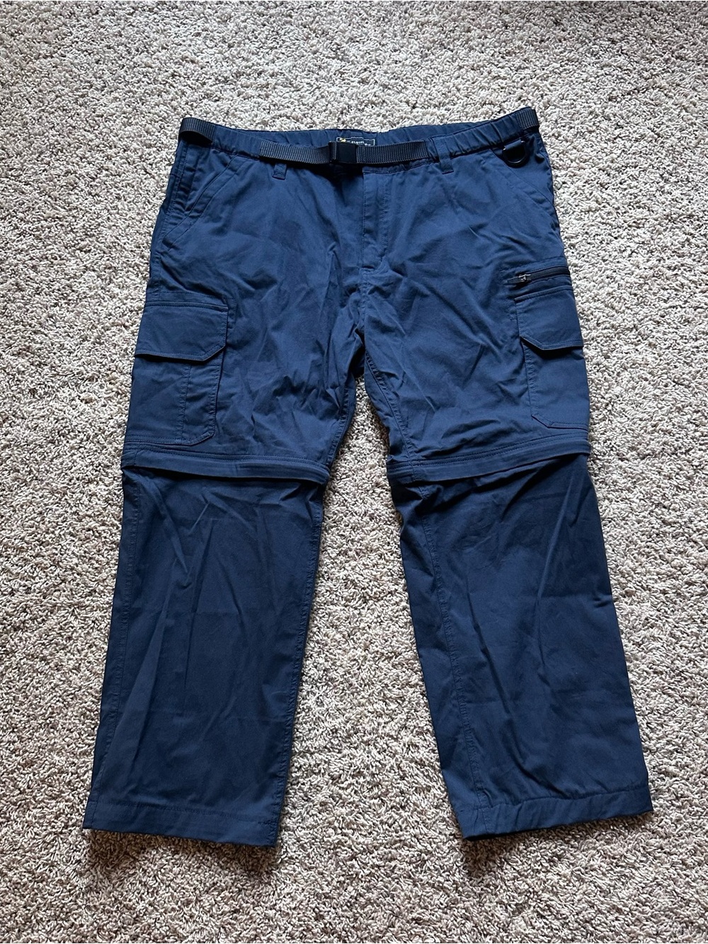 BC Clothing Co - Men’s Navy Convertible Cargo Pants XXL